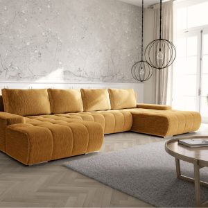 MAGELLAN U Shape Corner Sofa Bed