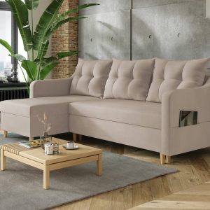 DOVER II L CORNER SOFA BED