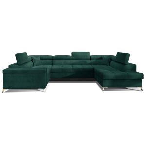 Gino U Shape Corner Sofa Bed with Storage