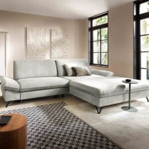 VITARO corner sofa with bed (easy to clean).