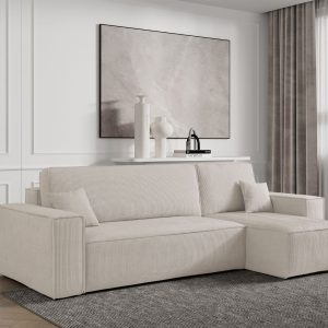 SCARLETT CORNER SOFA BED WITH STORAGE