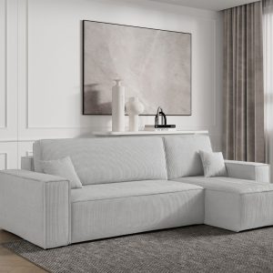 Scarlett Corner Sofa Bed with Storage