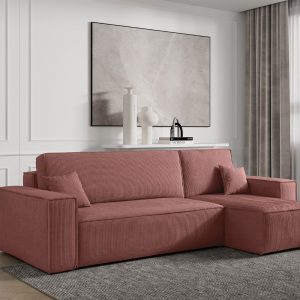 SCARLETT CORNER SOFA BED WITH STORAGE