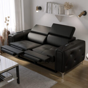 ROMA II Leather Relax Two-Seater Sofa