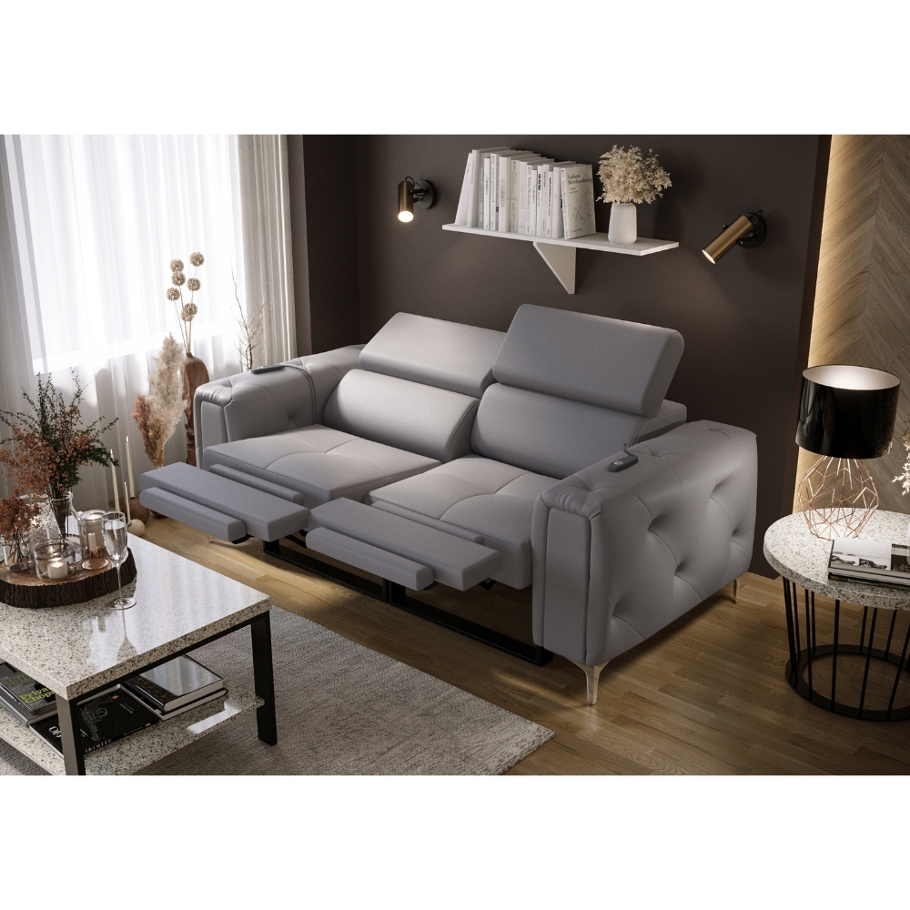 ROMA II Leather Relax Two-Seater Sofa